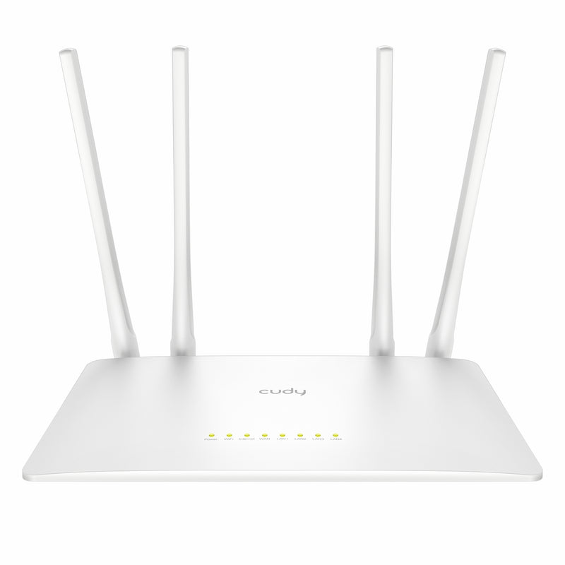 Cudy WR300S 300Mbps 5-Port Wi-Fi 4 Router – White