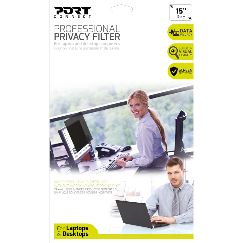 Port Designs Privacy Filter 2D 15.6