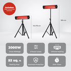 Milex Infrared Tripod Heater