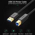 UGREEN US210 USB-A Printer Cable 2M - Black